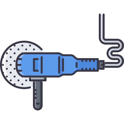 Angle grinder icon