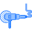 Angle grinder Symbol 64x64