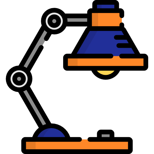 Desk lamp icon