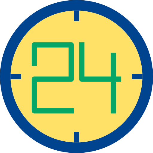 24 hours 图标