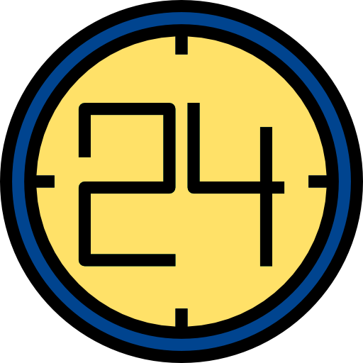 24 hours 图标