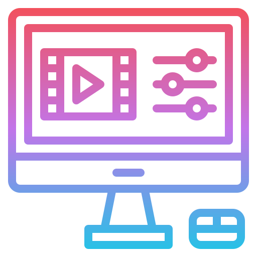Video editing Ikona