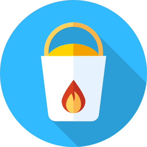 Sand bucket icon