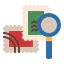 Stamp collecting icon 64x64