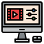 Video editing icône 64x64