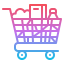 Grocery cart icon 64x64
