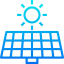 Solar panel icon 64x64