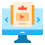 Online lesson icon 64x64