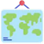 World map icône 64x64
