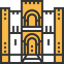 Old cathedral of coimbra icon 64x64