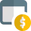Dollar sign icône 64x64