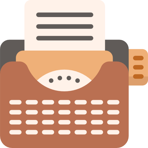 Typewriter icon