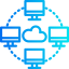 Cloud network icon 64x64