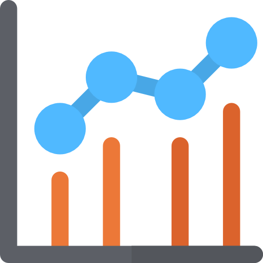 Line chart icon