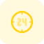 24 hours 图标 64x64