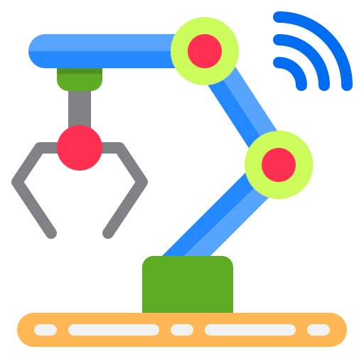 Robotic arm icon