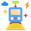 Electric train icon 64x64