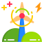 Wind energy icon 64x64