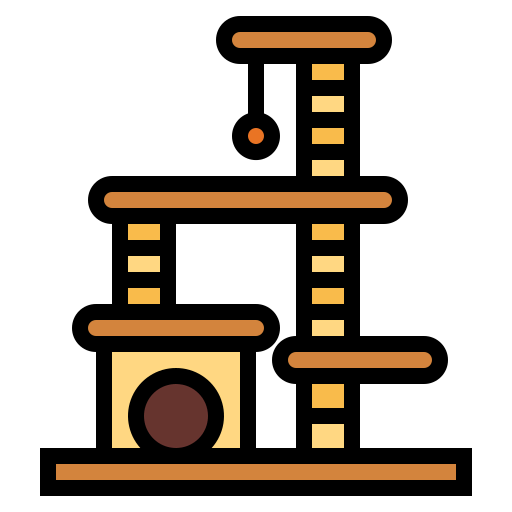 Scratching post icon