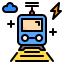 Electric train icon 64x64