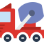 Concrete mixer icon 64x64