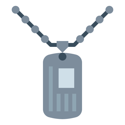 Army dog tag アイコン