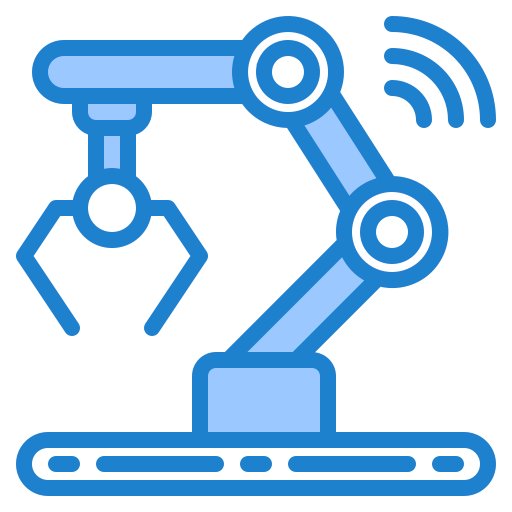 Robotic arm icon