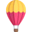 Hot air balloon icon 64x64
