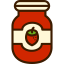 Strawberry jam icon 64x64