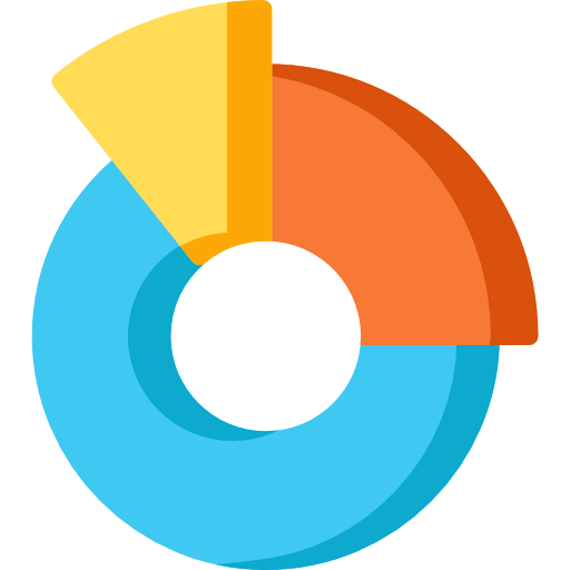 Pie chart ícono