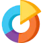 Pie chart Ikona 64x64