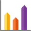 Bar chart icon 64x64