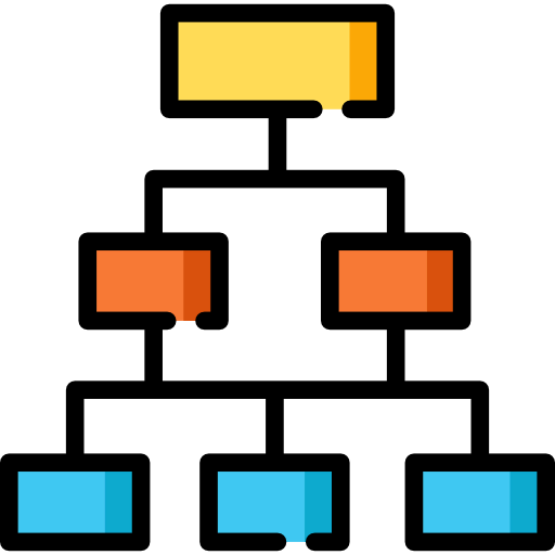 Hierarchical structure icon
