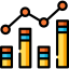 Bar chart icon 64x64