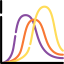 Line chart icon 64x64