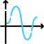 Line chart icon 64x64
