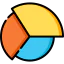 Pie chart Ikona 64x64