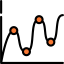 Line chart Ikona 64x64