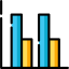 Bar chart icon 64x64