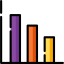 Bar chart ícono 64x64