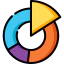 Pie chart ícono 64x64