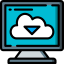 Cloud computing icon 64x64