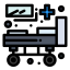 Hospital bed icon 64x64