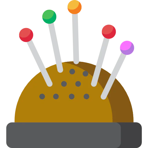 Pin cushion icon