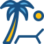 Sunbed icon 64x64
