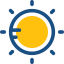 Sun icon 64x64
