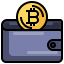 Bitcoin wallet Ikona 64x64