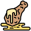 Fried chicken icon 64x64
