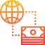 Money transfer icon 64x64