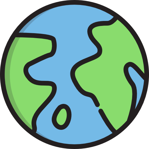 Planet earth ícone